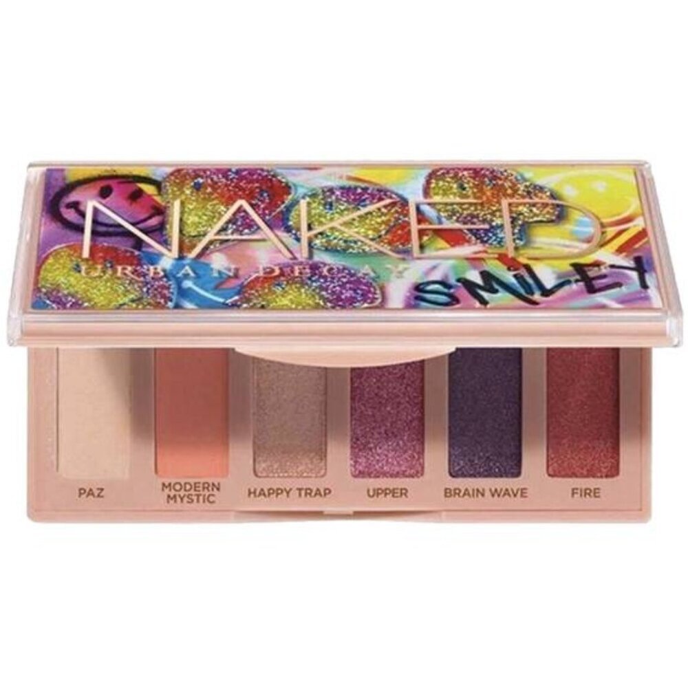 NEW Urban Decay Naked X Smiley Chill Happy Mini Eyeshadow Palette